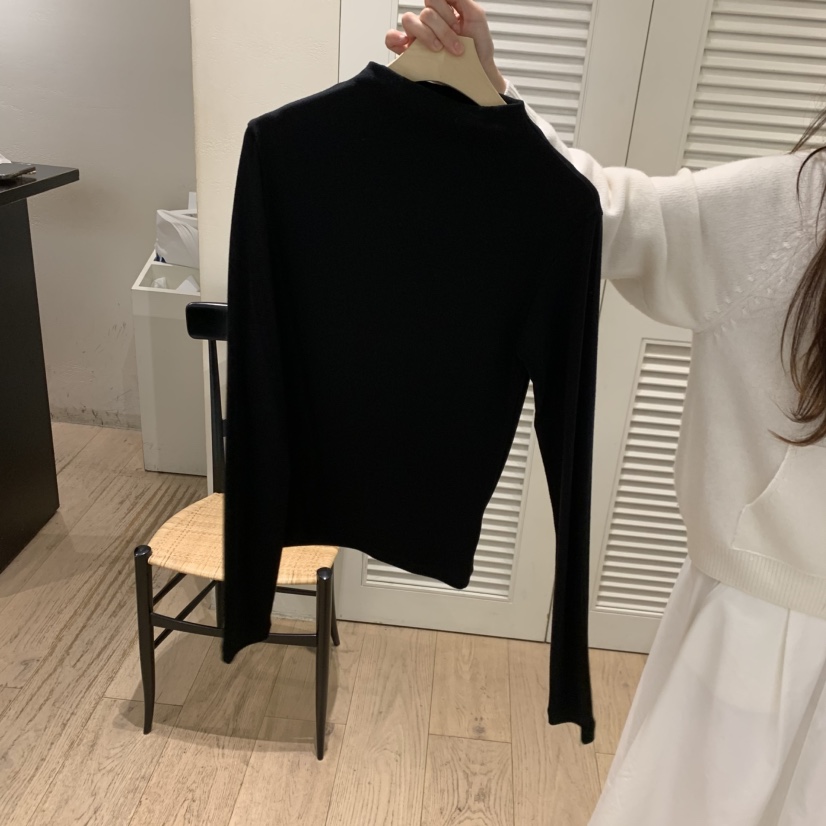MONIQUE韓國直郵㊣女裝新款職業熱賣推薦真品時尚人氣長袖T恤MONIQUE長袖T恤圖色2