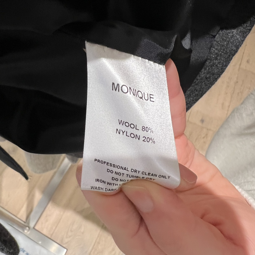 MONIQUE韓國代購㊣女裝新品職業人氣推薦熱賣時尚真品夾克羊毛MONIQUE夾克