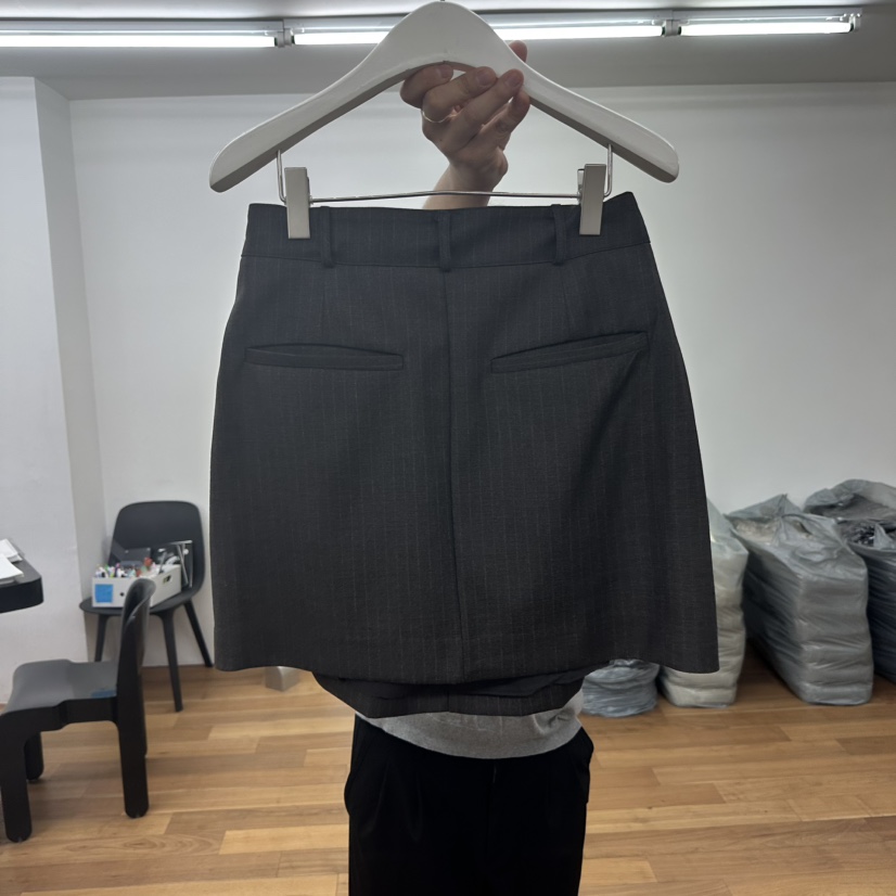 MYNAMEIS東大門㊣實拍女裝新品25秋冬職業真品人氣休閑短裙MYNAMEIS短裙