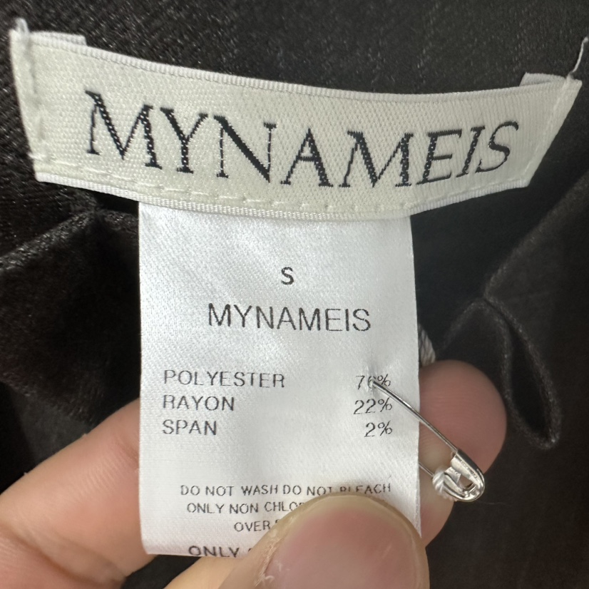 MYNAMEIS東大門㊣實拍女裝新品25秋冬職業真品人氣休閑短裙MYNAMEIS短裙