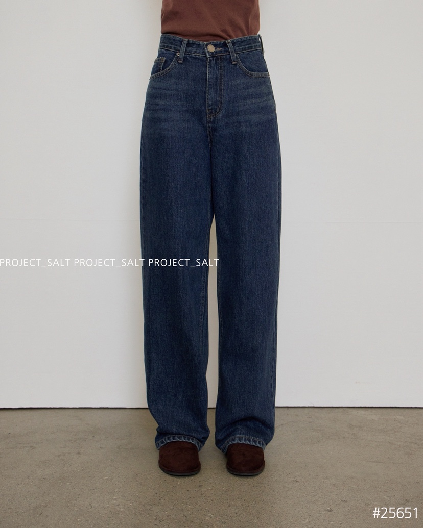 PROJECT SALT東大門㊣實拍女士新品25秋冬牛仔褲PROJECTSALT牛仔褲圖色1