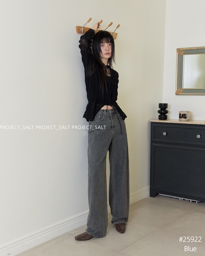 PROJECT SALT韓國直郵㊣女士新款真品牛仔褲PROJECTSALT牛仔褲