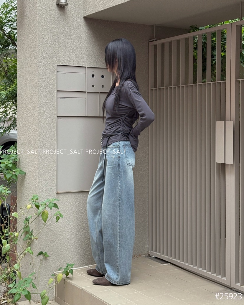 PROJECT SALT韓國直郵㊣女裝新品職業牛仔褲PROJECTSALT牛仔褲