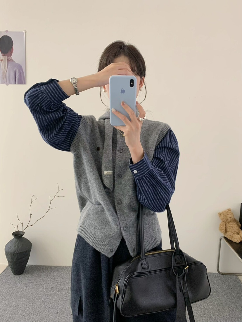OLA東大門㊣實拍女士新品職業熱賣真品推薦人氣休閑25秋冬針織衫mellor/OLA針織衫