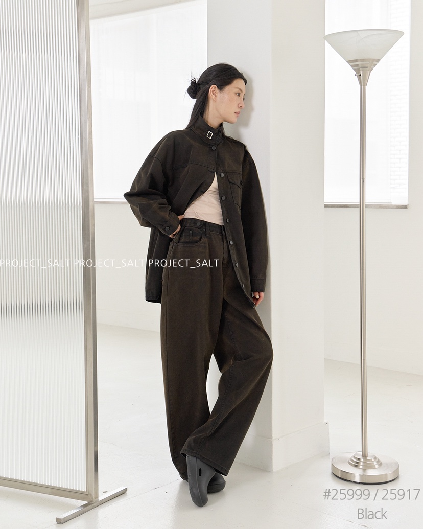 PROJECT SALT韓國代購㊣女士新品職業牛仔褲PROJECTSALT牛仔褲