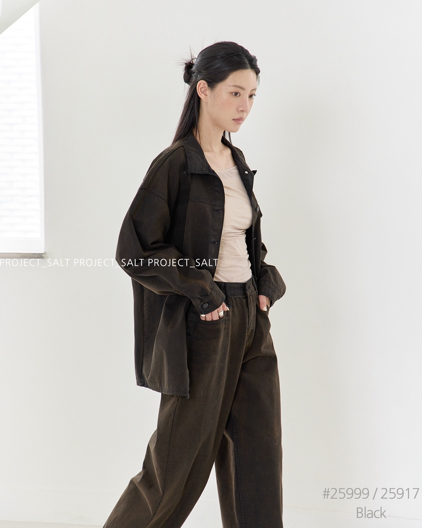 PROJECT SALT韓國代購㊣女士新品職業牛仔褲PROJECTSALT牛仔褲