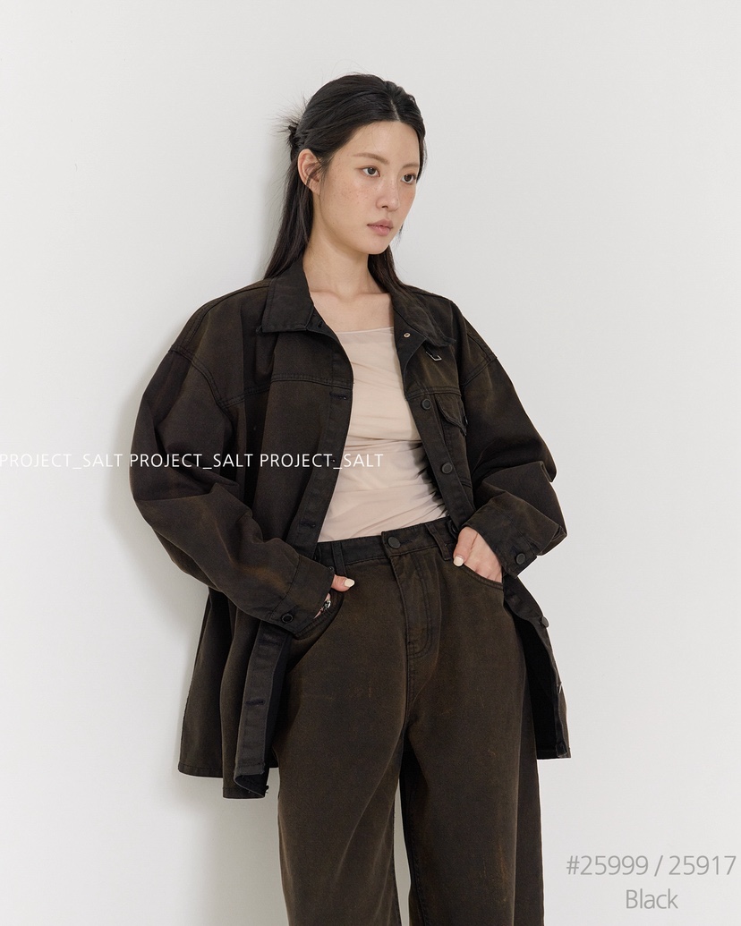 PROJECT SALT韓國代購㊣女士新品職業牛仔褲PROJECTSALT牛仔褲