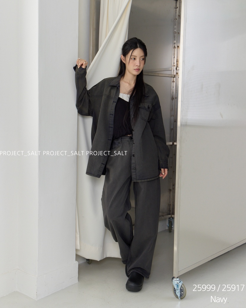 PROJECT SALT韓國代購㊣女士新品職業牛仔褲PROJECTSALT牛仔褲