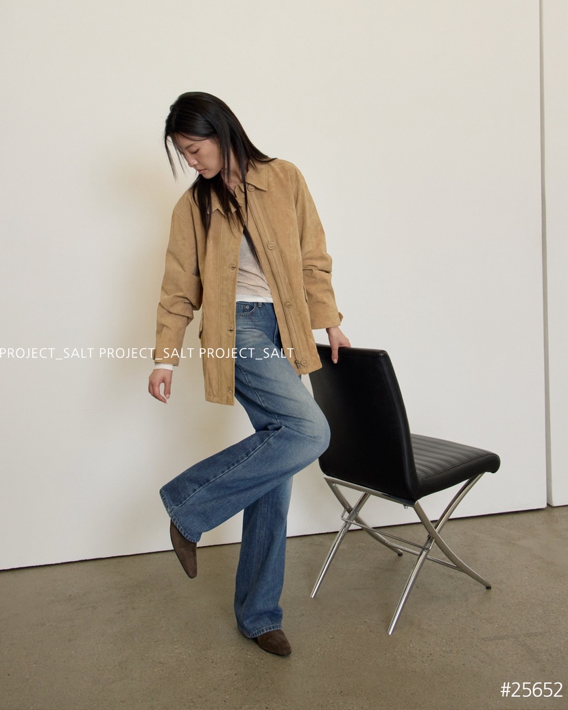 PROJECT SALT東大門㊣代購女士新款休閑牛仔褲PROJECTSALT牛仔褲