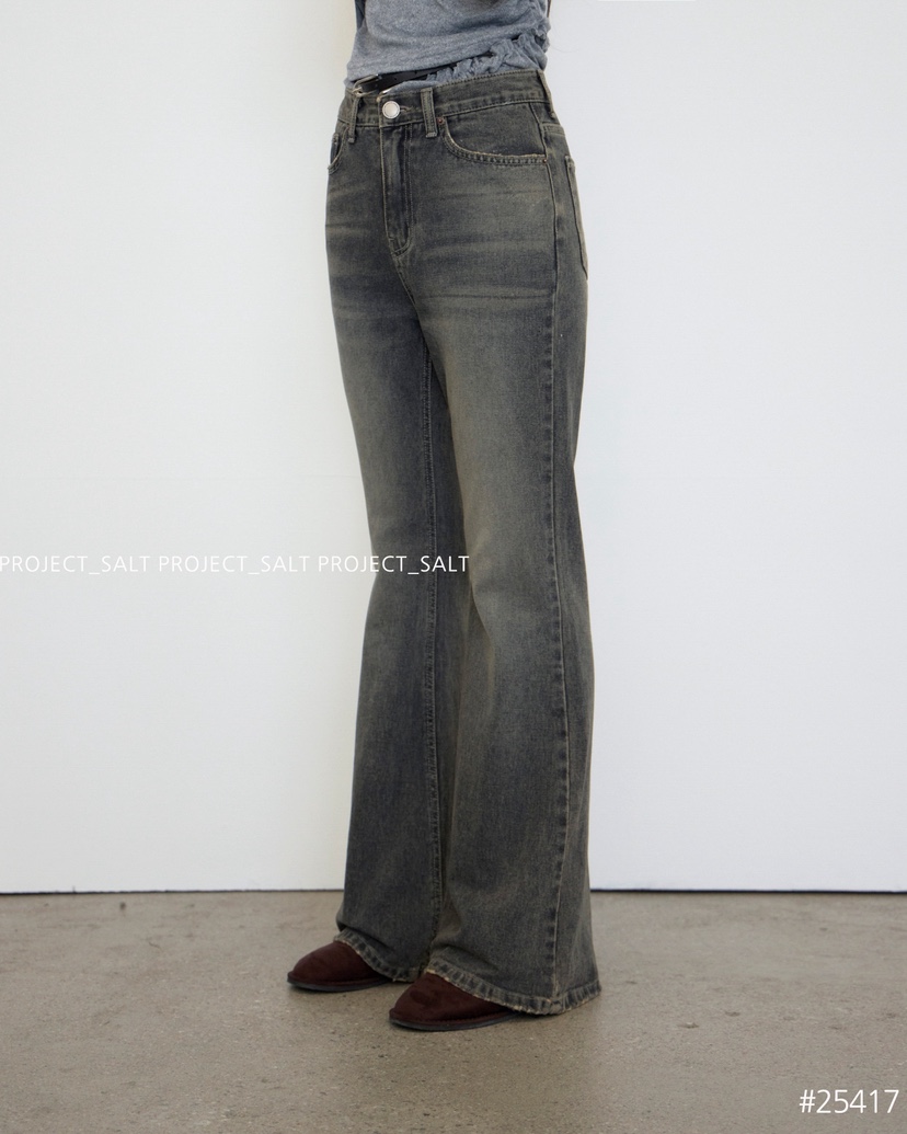 PROJECT SALT韓國代購㊣女士新款25秋冬牛仔褲PROJECTSALT牛仔褲