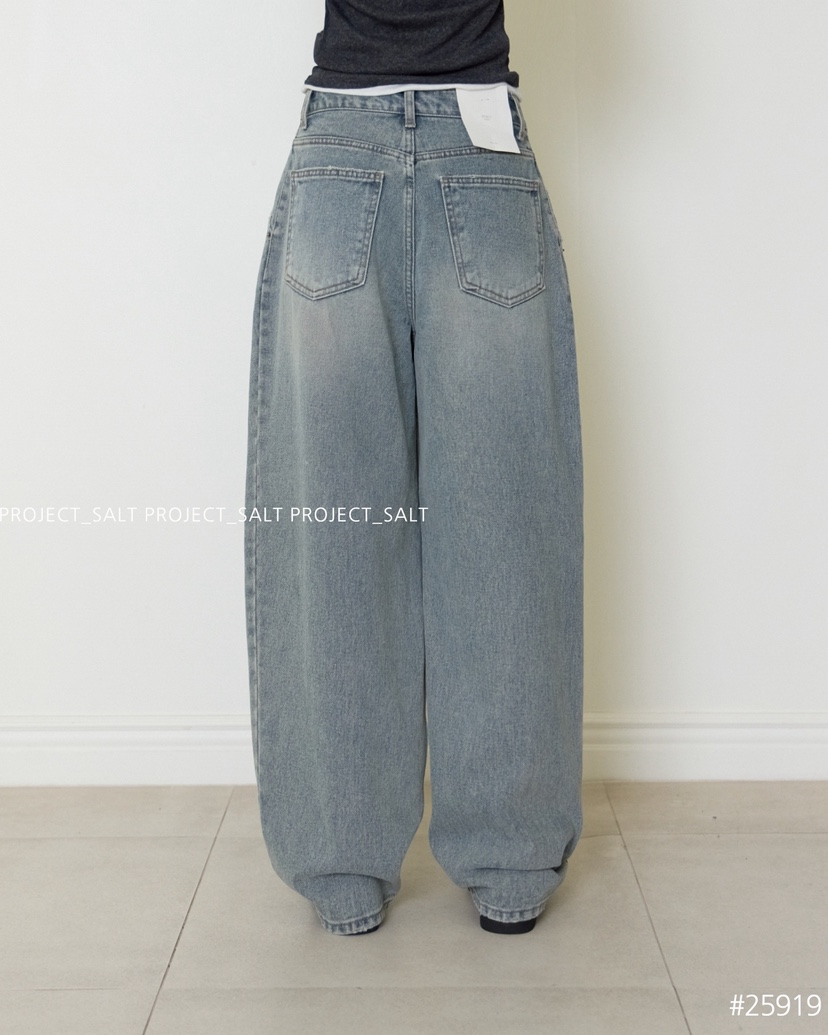 PROJECT SALT東大門㊣代購女士新品25秋冬牛仔褲PROJECTSALT牛仔褲