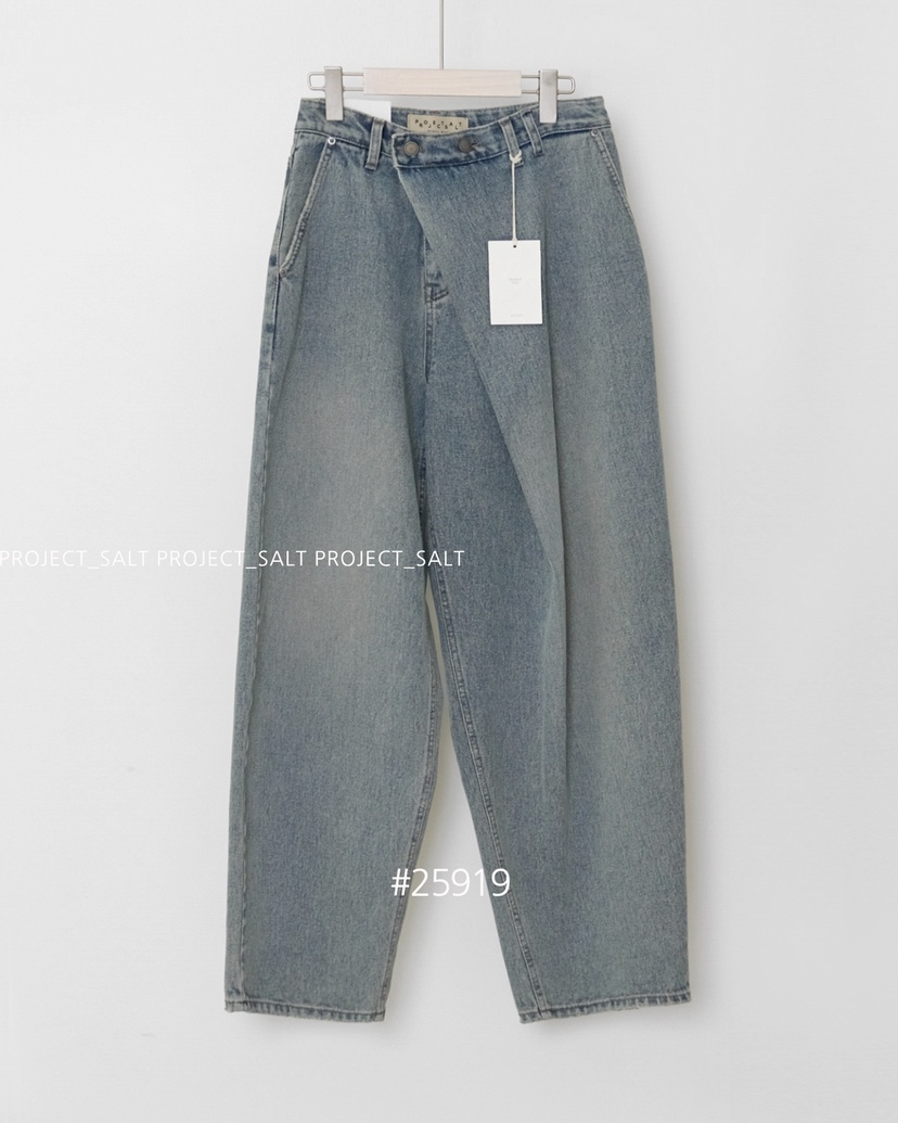 PROJECT SALT東大門㊣代購女士新品25秋冬牛仔褲PROJECTSALT牛仔褲