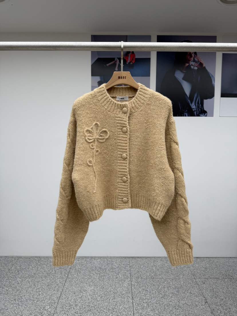 MADE-P東大門㊣代購女裝新款推薦真品休閑時尚職業25秋冬針織衫MADE-P針織衫圖色2