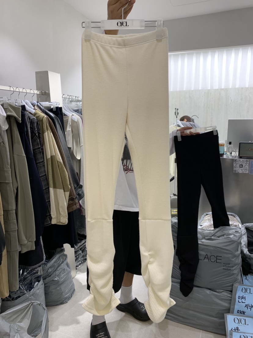 EYEL韓國直郵㊣女士新品推薦真品打底褲鯊魚褲緊身褲保暖拼色EYEL打底褲/鯊魚褲圖色1