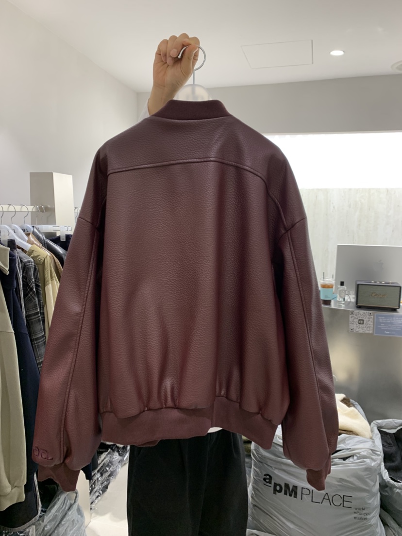 EYEL韓國代購㊣女裝新品職業時尚熱賣推薦25秋冬休閑夾克皮革EYEL夾克