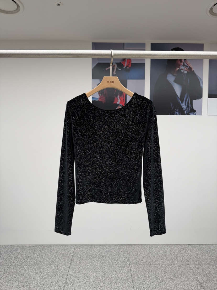 MADE-P東大門㊣直郵女裝新款休閑推薦25秋冬熱賣真品長袖T恤MADE-P長袖T恤圖色1