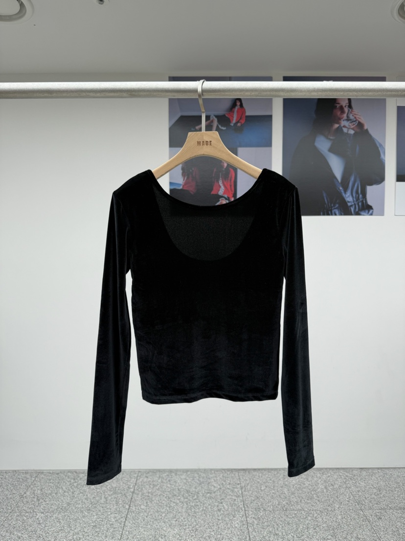 MADE-P東大門㊣直郵女裝新款休閑推薦25秋冬熱賣真品長袖T恤MADE-P長袖T恤圖色2