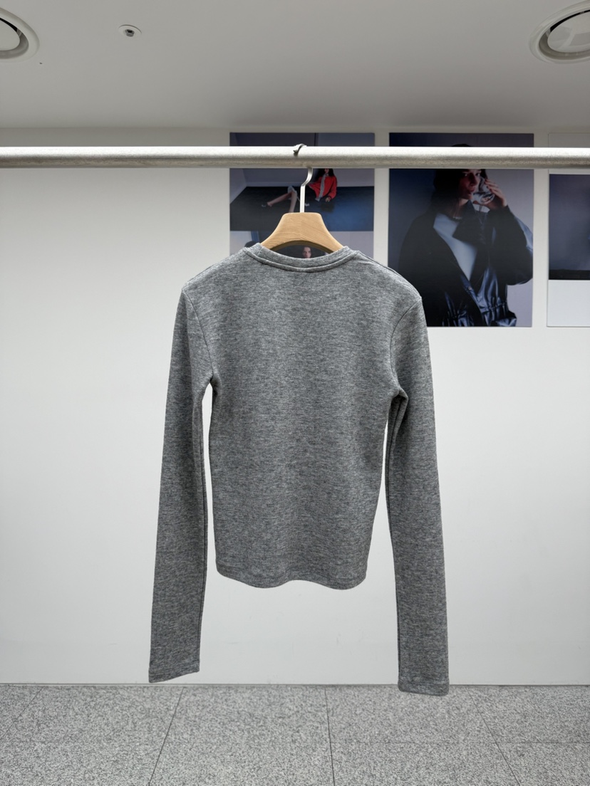 MADE-P韓國直郵㊣女士新款真品25秋冬熱賣人氣長袖T恤羊毛MADE-P長袖T恤