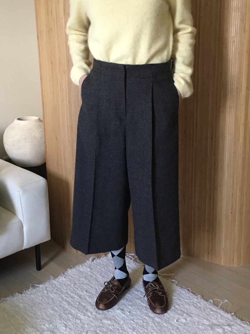 ARBOL韓國直郵㊣女裝新品真品25秋冬時尚職業人氣休閑褲羊毛ARBOL休閑褲