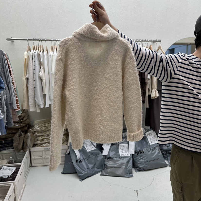 HUMMING BIRD韓國代購㊣女裝新品休閑25秋冬人氣針織衫開衫HUMMING BIRD針織衫