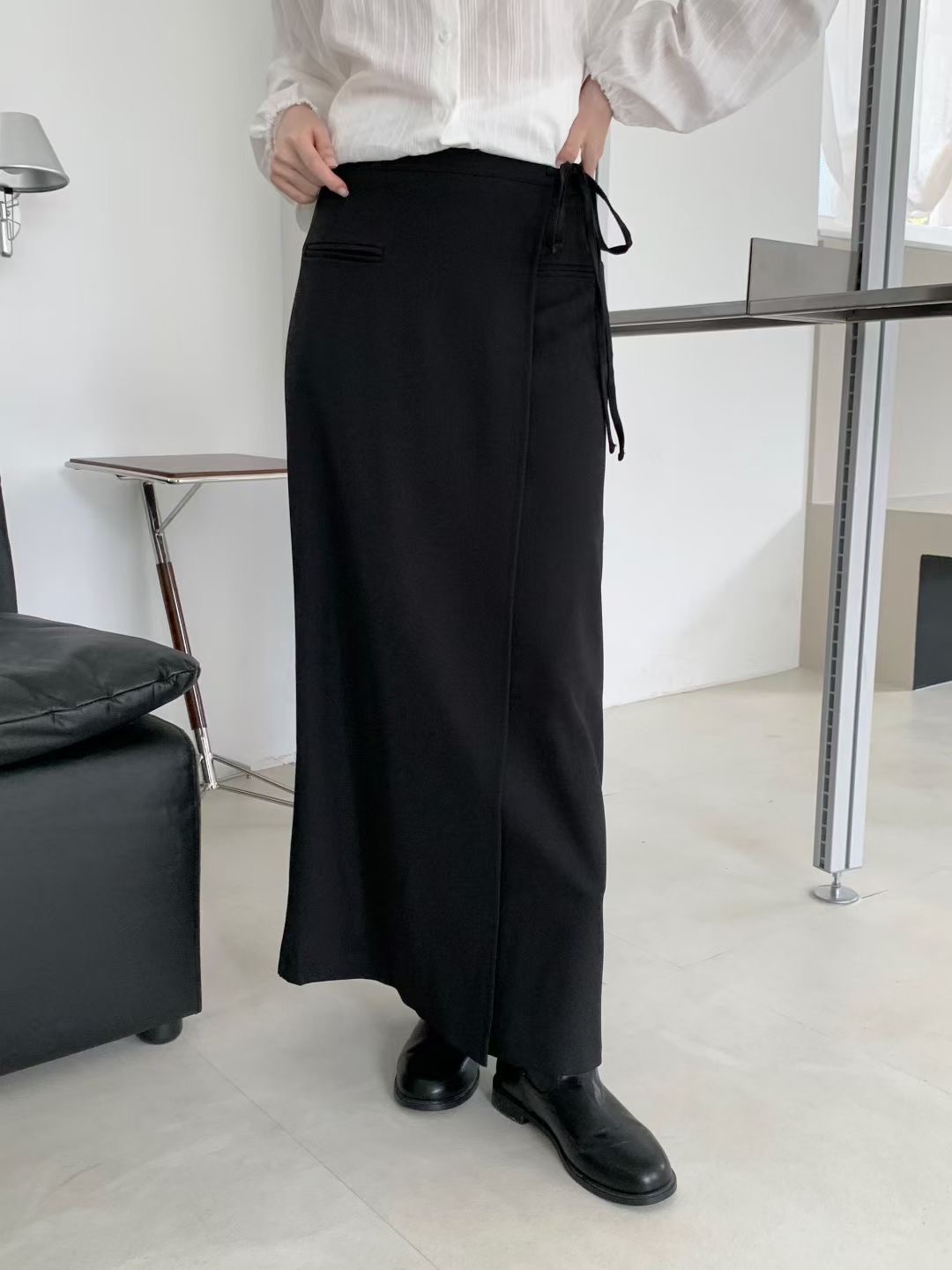 A.ME韓國直郵㊣女裝新品人氣休閑推薦職業時尚25秋冬熱賣長裙A.ME長裙