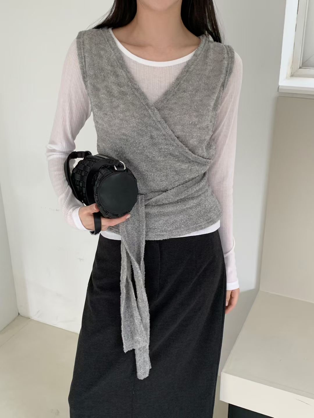 A.ME韓國直郵㊣女士新款人氣職業時尚推薦吊帶背心不含內搭A.ME吊帶/背心圖色4