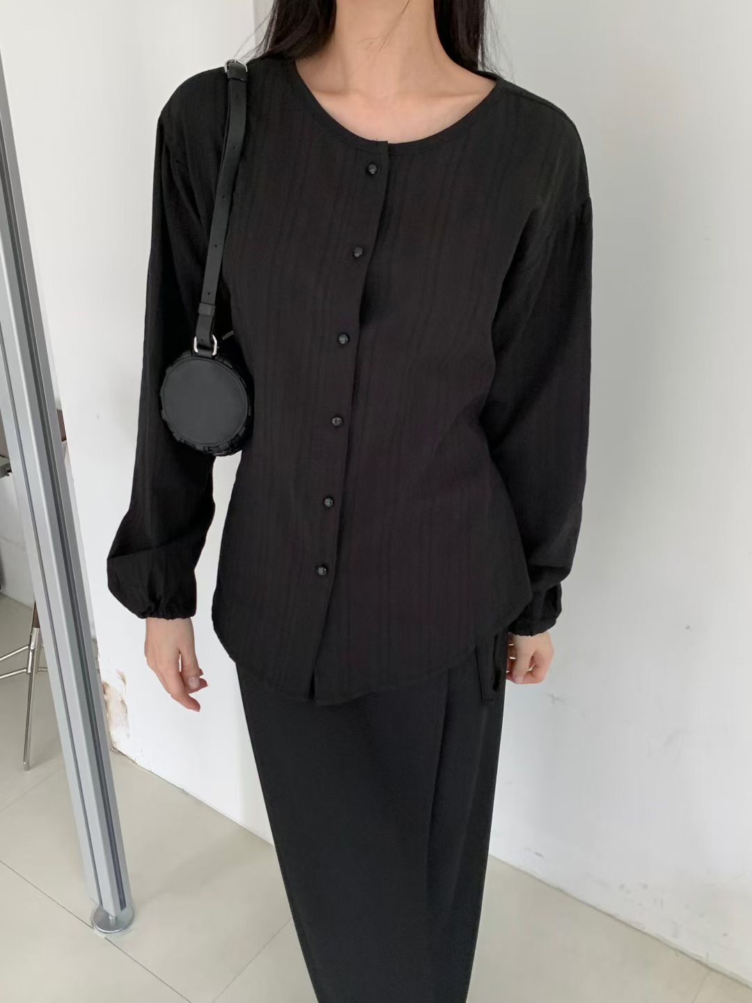 A.ME東大門㊣直郵女裝新款人氣休閑推薦職業25秋冬襯衫蕾絲衫A.ME襯衫/蕾絲衫圖色2