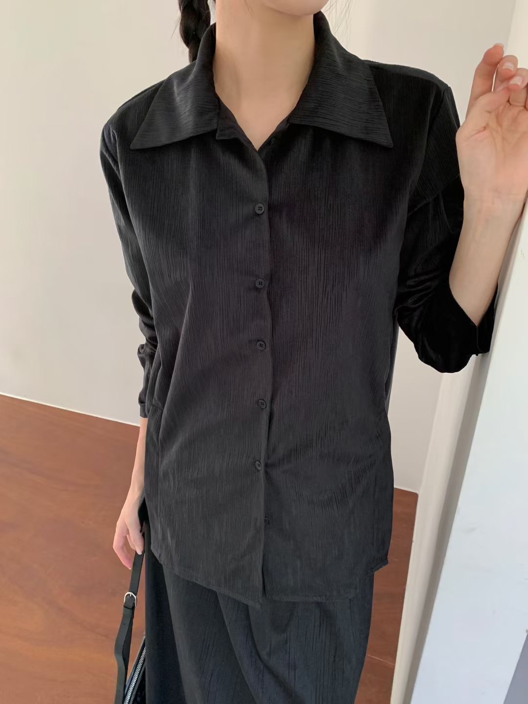A.ME東大門㊣代購女士新款熱賣真品25秋冬時尚職業襯衫蕾絲衫A.ME襯衫/蕾絲衫圖色2