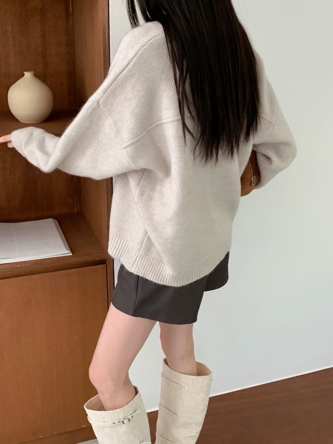 A.ME東大門㊣直郵女裝新款真品推薦人氣職業25秋冬熱賣毛衣A.ME毛衣
