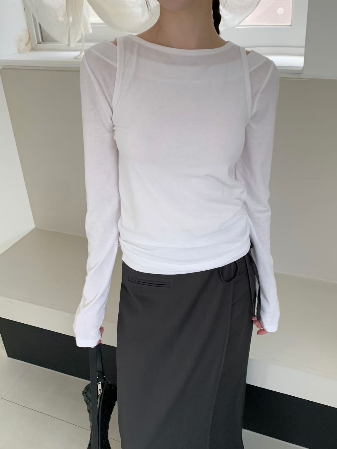 A.ME韓國直郵㊣女士新款25秋冬真品熱賣時尚人氣休閑推薦套裝A.ME套裝圖色1