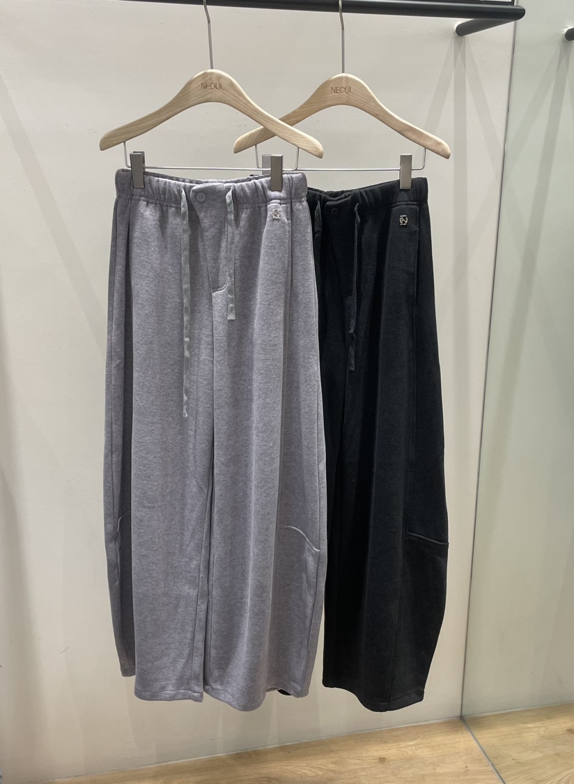NEOUL韓國直郵㊣女裝新品休閑人氣25秋冬時尚推薦真品休閑褲NEOUL/ahin雙領標簽休閑褲