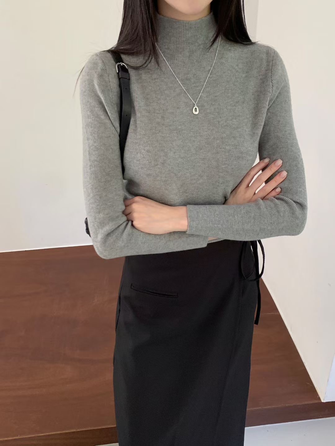 A.ME東大門㊣代購女士新款休閑人氣真品熱賣25秋冬時尚針織衫A.ME針織衫