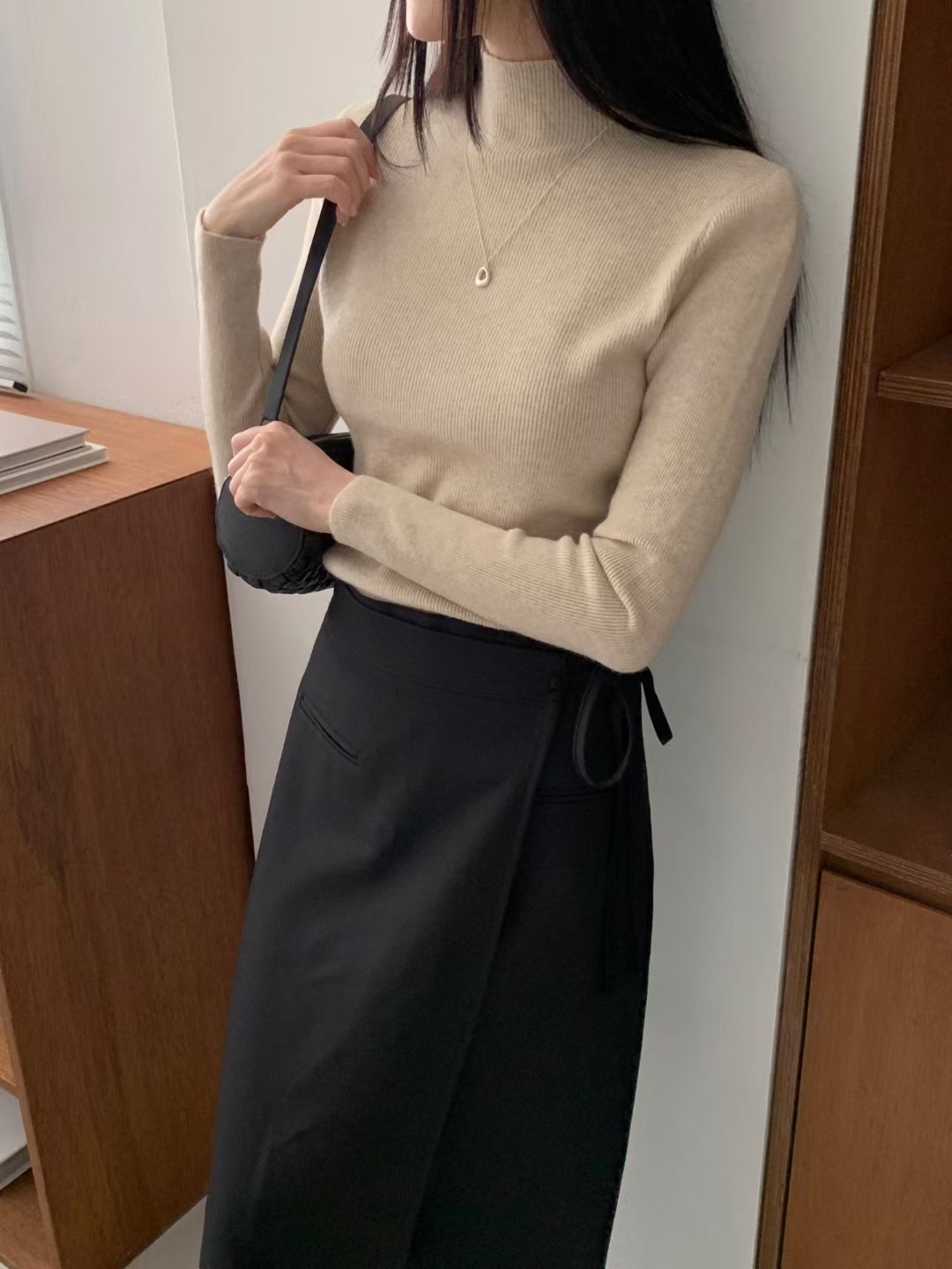 A.ME東大門㊣代購女士新款休閑人氣真品熱賣25秋冬時尚針織衫A.ME針織衫圖色2