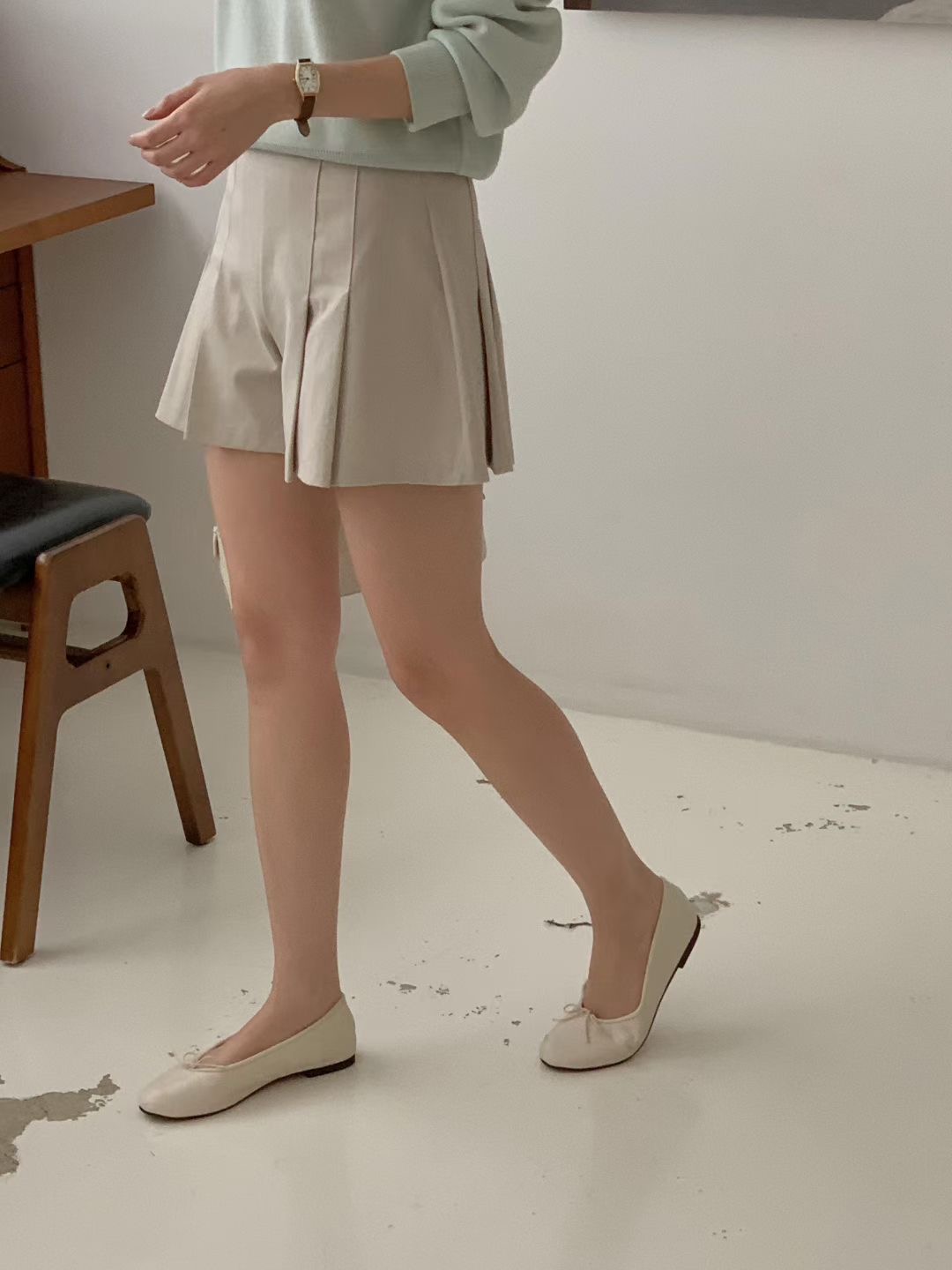 A.ME韓國直郵㊣女裝新款休閑推薦真品25秋冬人氣職業時尚短褲A.ME短褲