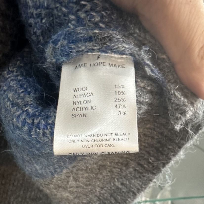 AIME HOPE MAKE韓國直郵㊣女裝新品人氣時尚推薦25秋冬毛衣AIME HOPE MAKE毛衣