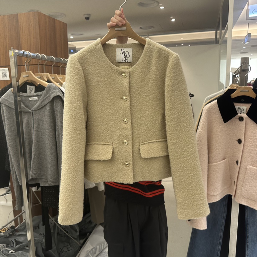 MER東大門㊣代購女裝新品真品推薦人氣熱賣25秋冬休閑時尚夾克MER/ANGELO BIANCO夾克圖色1