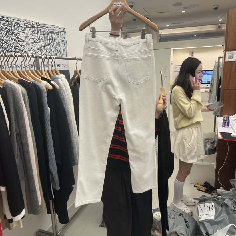 MER韓國直郵㊣女裝新品人氣熱賣推薦真品25秋冬時尚職業休閑褲MER/ANGELO BIANCO休閑褲