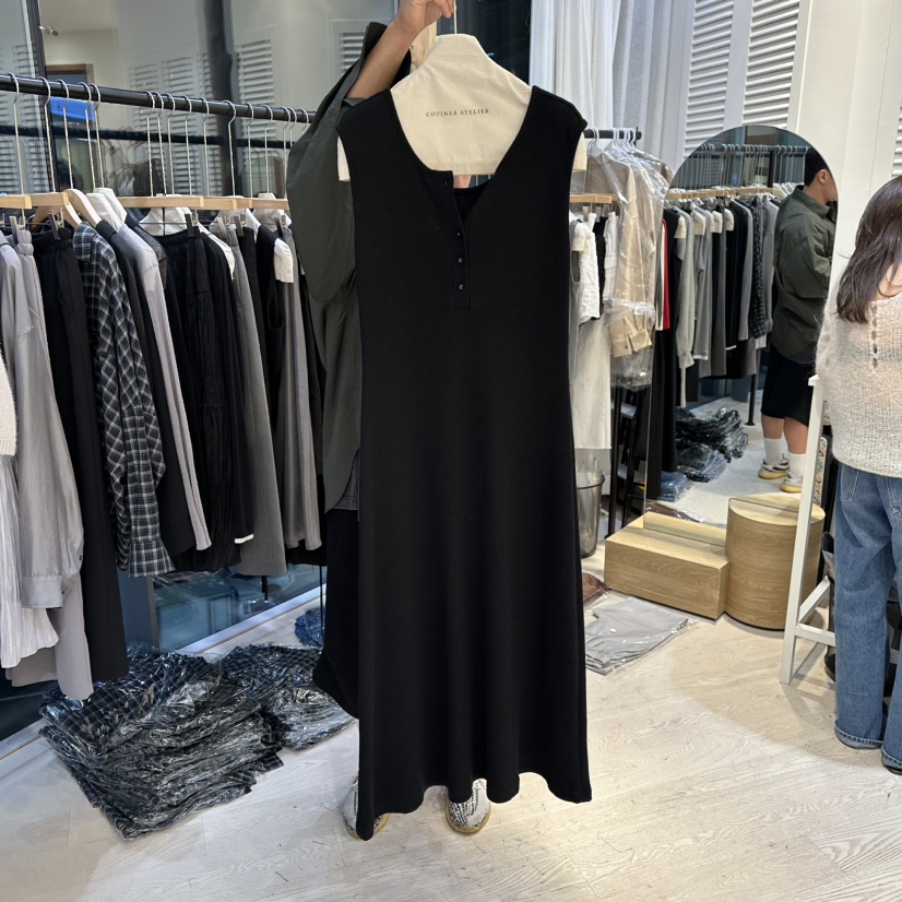 COPINER韓國代購㊣女士新品人氣時尚休閑真品推薦25秋冬連衣裙COPINER連衣裙圖色2