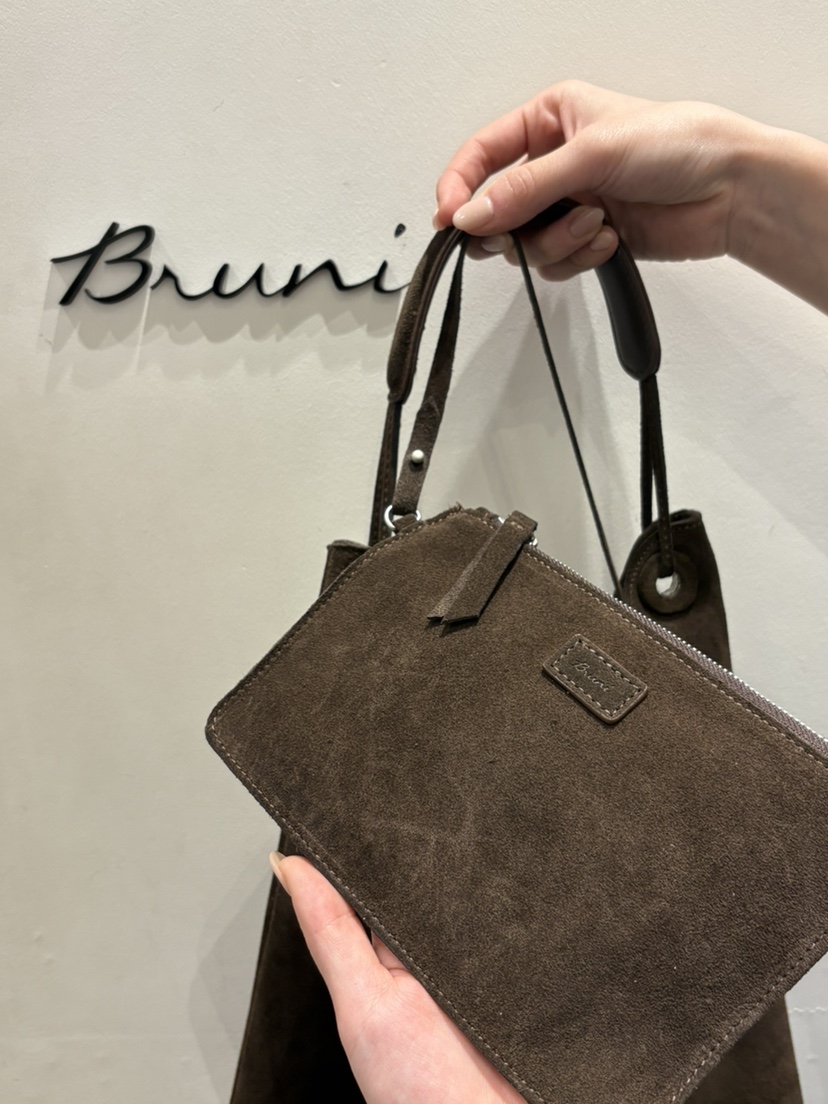 BRUNI/RICOTTA東大門㊣實拍女士新款時尚單肩斜跨包絨面革BRUNI/RICOTTA單肩/斜跨包