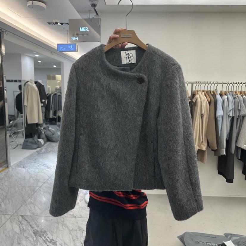 MER東大門㊣代購女士新款職業真品25秋冬人氣時尚休閑熱賣夾克MER/ANGELO BIANCO夾克圖色2