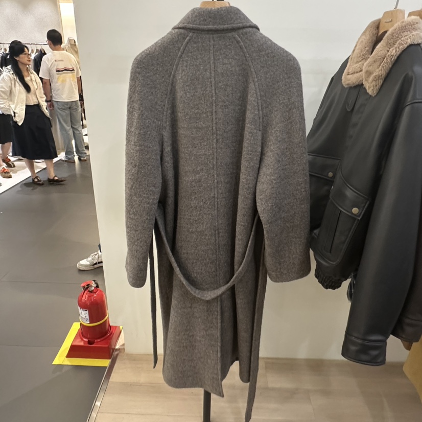 3 ANOTHER韓國代購㊣女裝新品休閑推薦真品人氣中長款大衣3 ANOTHER中長款大衣