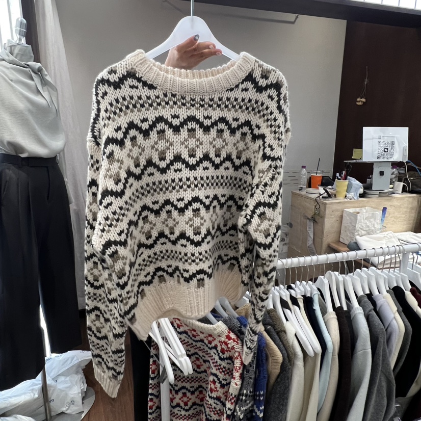 UNDERSTANDING東大門㊣實拍女裝新款真品人氣推薦休閑熱賣毛衣UNDERSTANDING毛衣