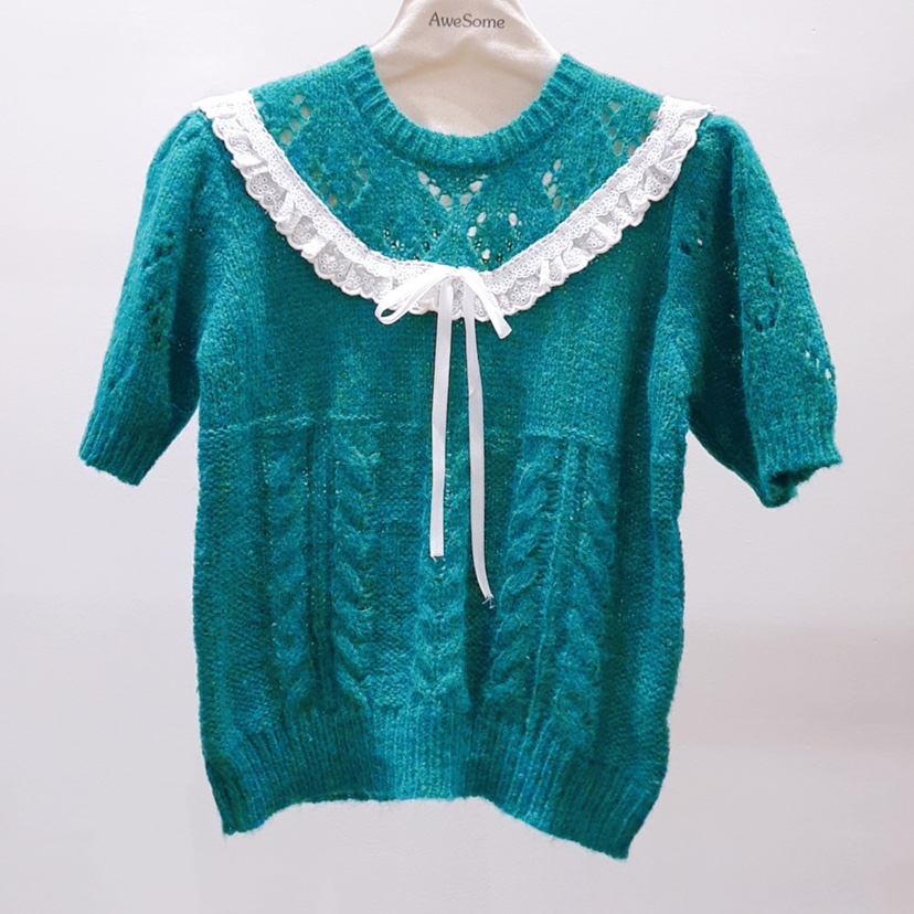 AWESOME-P東大門㊣實拍女士新品熱賣真品職業推薦休閑針織衫AWESOME-P針織衫圖色1