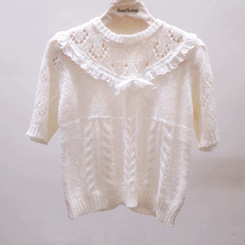 AWESOME-P東大門㊣實拍女士新品熱賣真品職業推薦休閑針織衫AWESOME-P針織衫圖色2