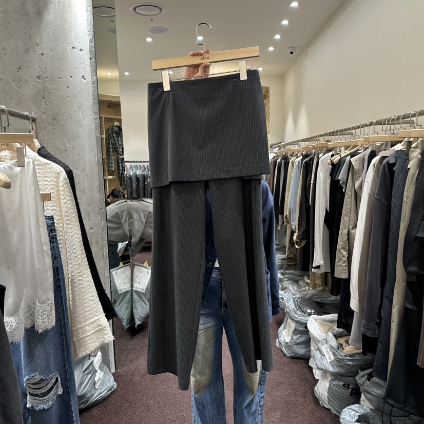 PITA韓國直郵㊣女裝新品熱賣人氣時尚真品推薦職業休閑裙褲THE VERLIN/piTa裙褲圖色1