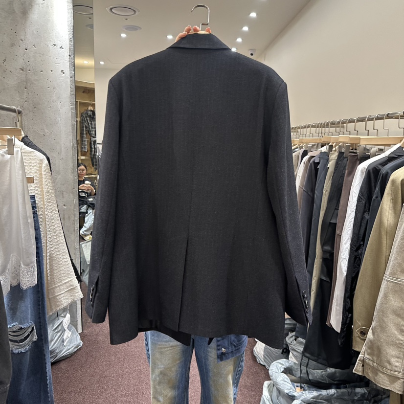 PITA韓國直郵㊣女士新品25秋冬休閑人氣熱賣真品職業夾克條紋THE VERLIN/piTa夾克