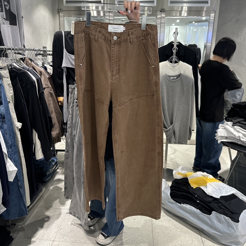 HERTZ-P韓國代購㊣女裝新品人氣推薦25秋冬時尚休閑牛仔褲HERTZ-P牛仔褲圖色1