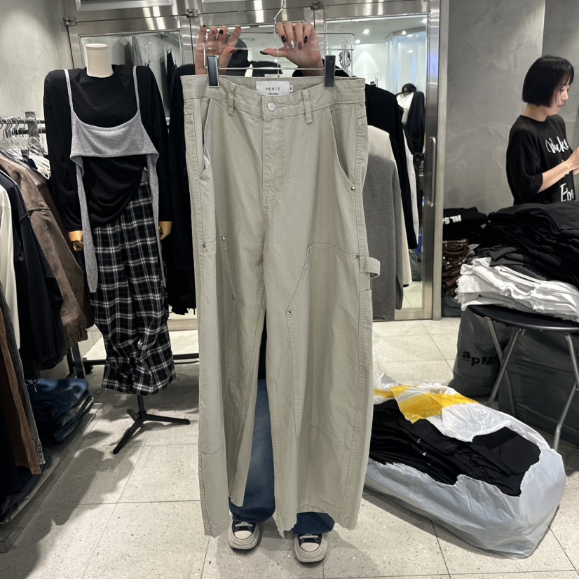 HERTZ-P韓國直郵㊣女士新款25秋冬休閑時尚真品熱賣休閑褲HERTZ-P休閑褲圖色1