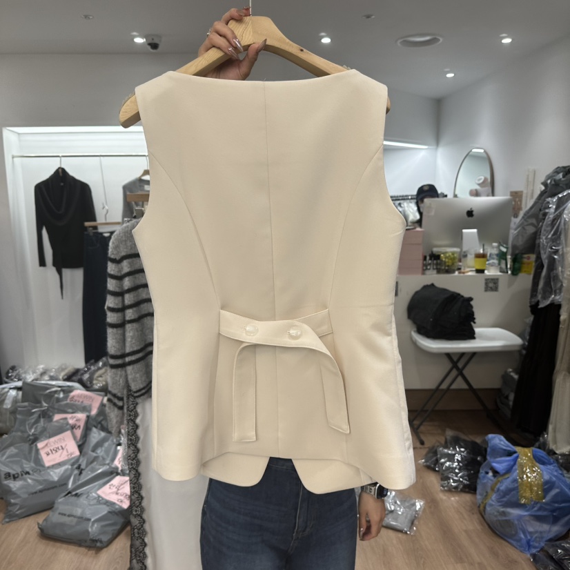 LEWIN韓國代購㊣女士新品25秋冬休閑職業時尚真品推薦人氣馬甲LEWIN馬甲
