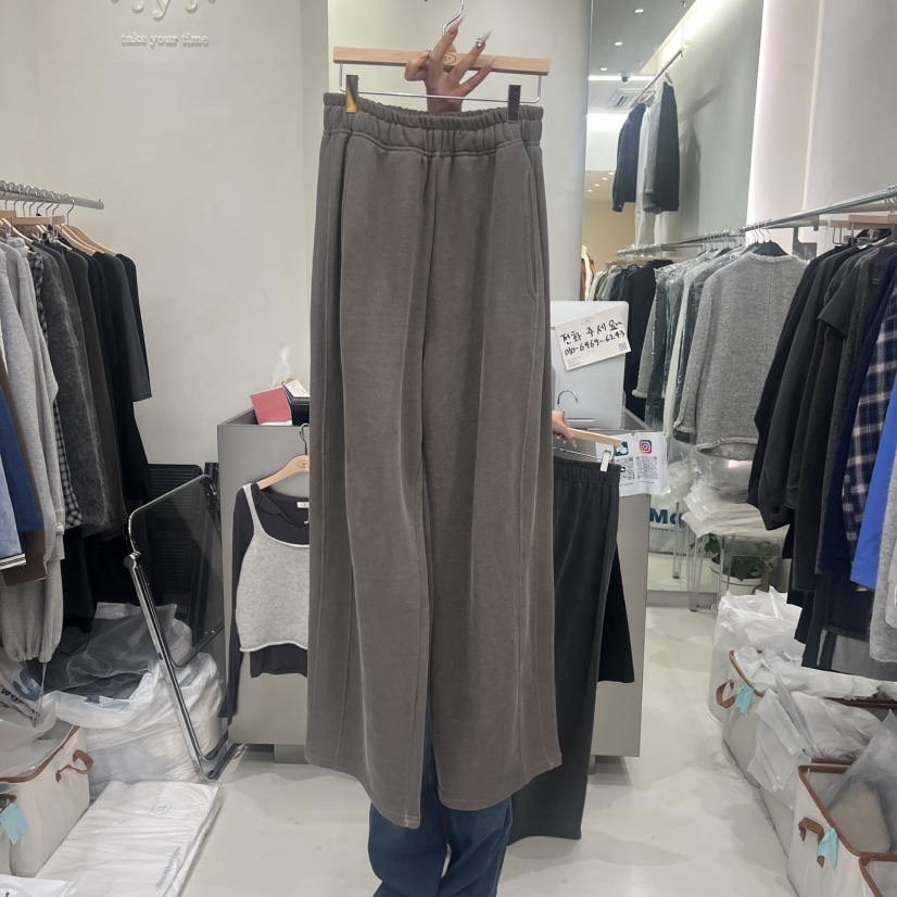 TAKE YOUE TIME韓國直郵㊣女士新品真品25秋冬休閑褲復古TAKE YOUE TIME休閑褲圖色2
